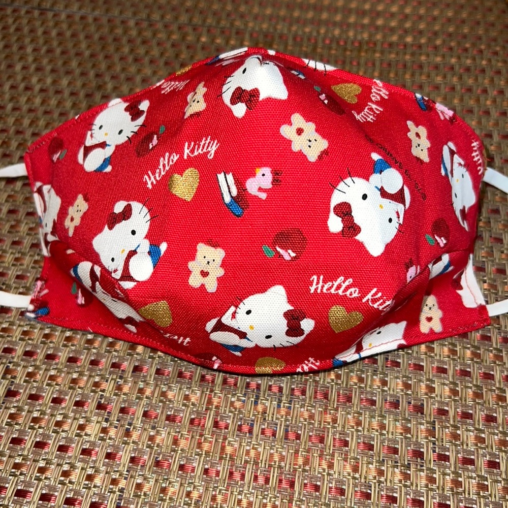 RED Hello Kitty Cute Face Mark